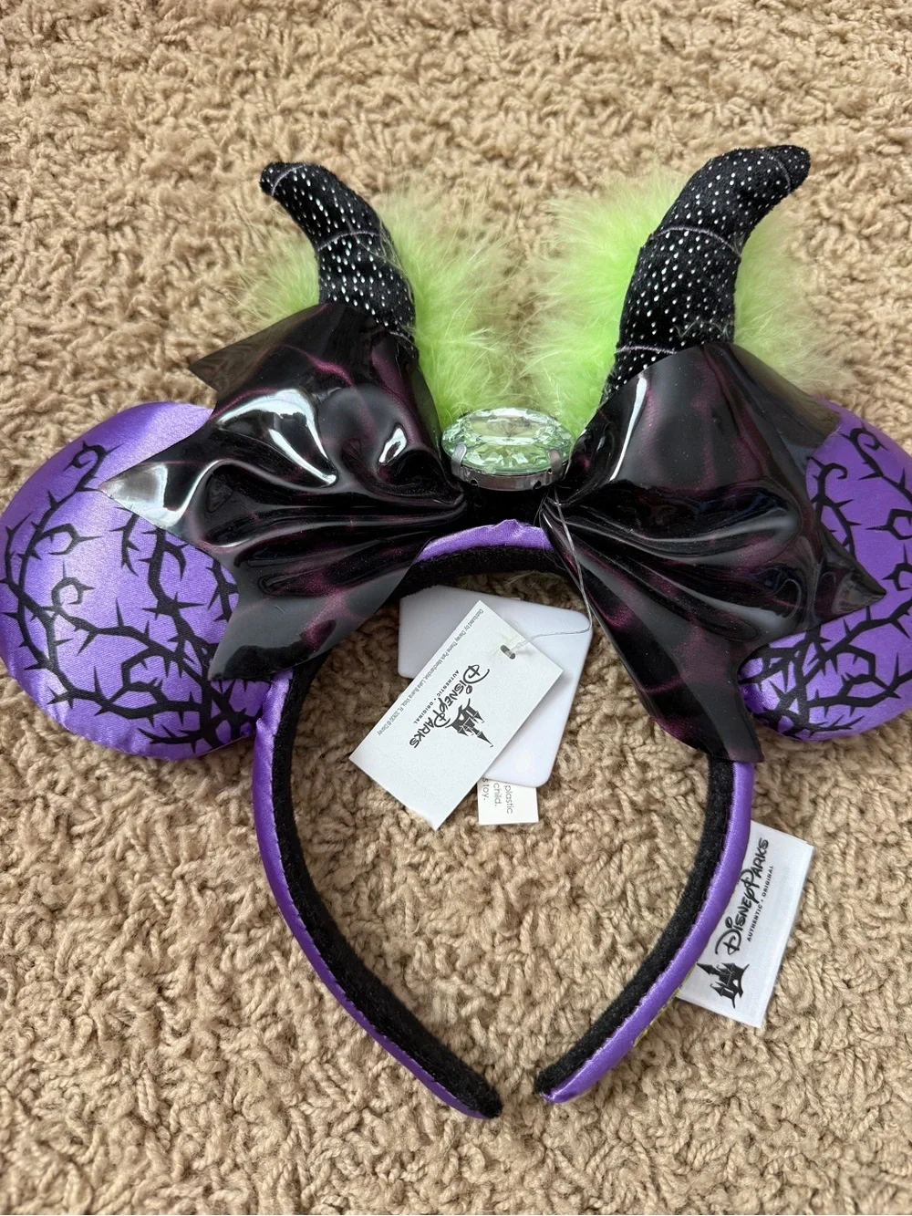 Disney Maleficent DisneyParks NWT Mickey Ears Headband RARE